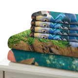 The Smurfs Bedding Set Quilt Duvet Cover Without Filler