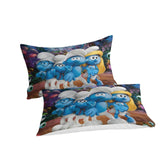 The Smurfs Bedding Set Quilt Duvet Cover Without Filler