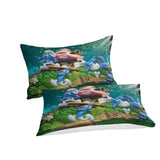 The Smurfs Bedding Set Quilt Duvet Cover Without Filler