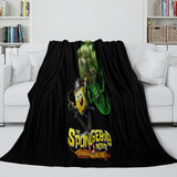 The SpongeBob Movie Search for SquarePants Blanket Flannel Throw Room Decoration