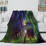 The SpongeBob Movie Search for SquarePants Blanket Flannel Throw Room Decoration