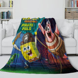 The SpongeBob Movie Search for SquarePants Blanket Flannel Throw Room Decoration