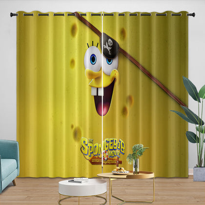 The SpongeBob Movie Search for SquarePants Curtains Blackout Window Drapes