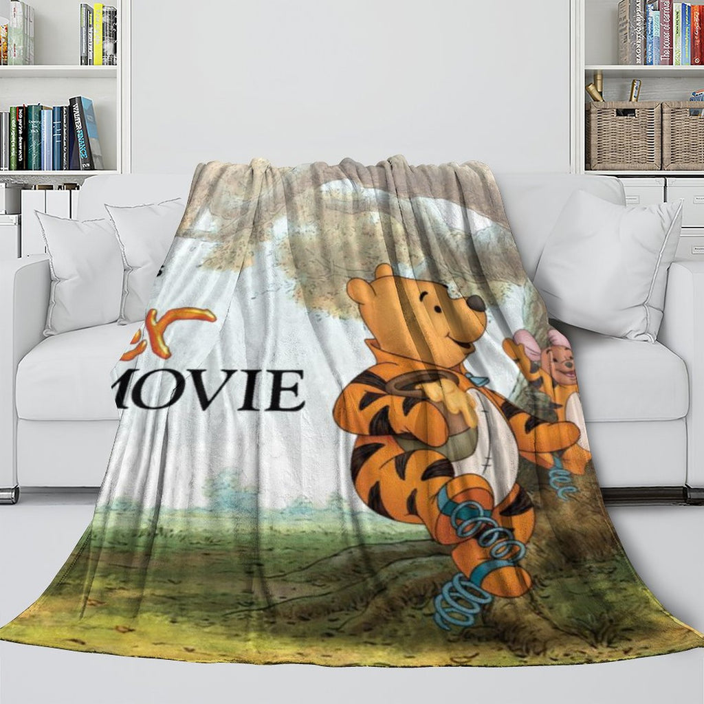 The Tigger Movie Blanket Flannel Fleece Throw Room Decoration