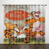 The Tigger Movie Curtains Pattern Blackout Window Drapes