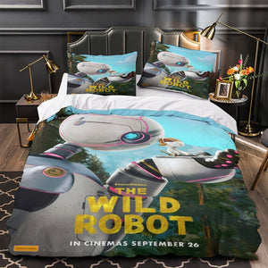 The Wild Robot Bedding Set Pattern Quilt Cover Without Filler