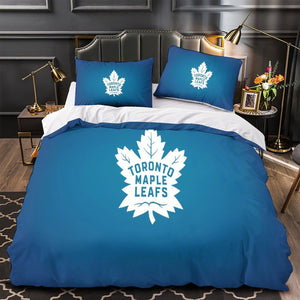 Toronto Maple Leafs Bedding Set Quilt Duvet Cover Without Filler