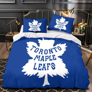 Toronto Maple Leafs Bedding Set Quilt Duvet Cover Without Filler