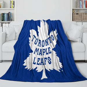 Toronto Maple Leafs Blanket Flannel Throw Kids Room Decoration