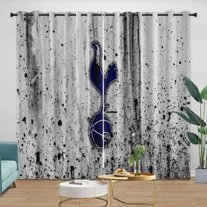 Tottenham Hotspur Curtains Blackout Window Drapes Room Decoration