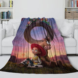 Toy Blanket Story 5 Flannel Fleece Throw Kids Room Decoration