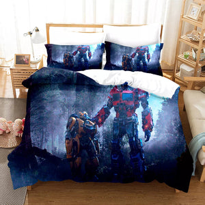 Transformers Bedding Set Kids Quilt Cover Without Filler