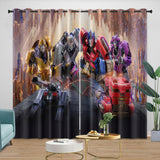 Transformers One Curtains Pattern Blackout Window Drapes