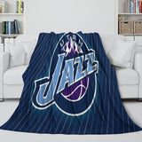 Utah Jazz Blanket Flannel Fleece Throw Room Decoration