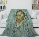 Van Gogh Painting Blanket Flannel Fleece Throw Kids Room Decoration