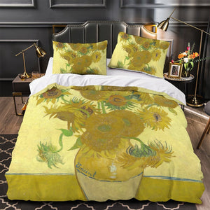 Van Gogh Painting Duvet Cover Pattern Bedding Set Without Filler