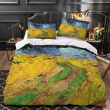 Van Gogh Painting Duvet Cover Pattern Bedding Set Without Filler