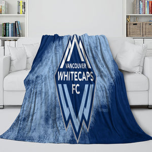 Vancouver Whitecaps FC Blanket Flannel Fleece Throw Room Decoration