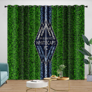 Vancouver Whitecaps FC Curtains Blackout Window Drapes Room Decoration