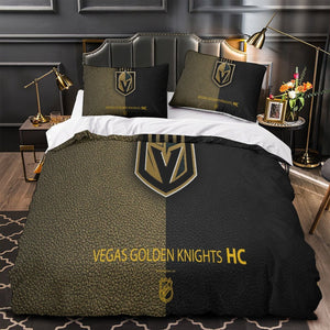 Vegas Golden Knights Bedding Set Quilt Duvet Cover Without Filler
