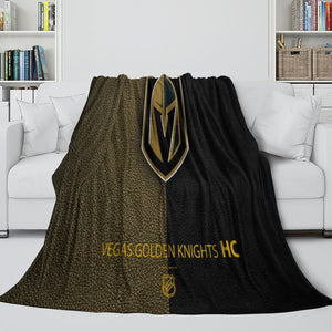 Vegas Golden Knights Blanket Flannel Throw Kids Room Decoration