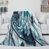 Vocaloid Miku Hatsune Blanket Flannel Fleece Throw Room Decoration