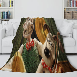 Wallace Gromit Blanket Flannel Throw Room Decoration