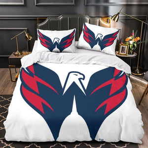 Washington Capitals Bedding Set Quilt Duvet Cover Without Filler