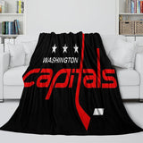 Washington Capitals Blanket Flannel Throw Kids Room Decoration