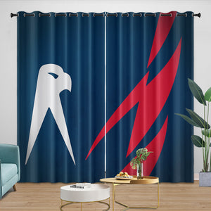 Washington Capitals Curtains Blackout Window Drapes Room Decoration