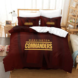 Washington Commanders Bedding Set Duvet Cover Without Filler