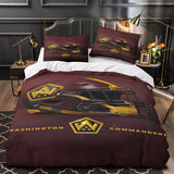 Washington Commanders Bedding Set Duvet Cover Without Filler