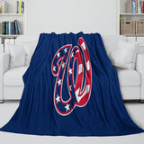 Washington Nationals Blanket Flannel Throw Room Decoration