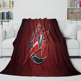 Washington Wizards Blanket Flannel Fleece Throw Room Decoration