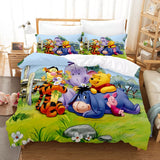 Winnie the Pooh Bedding Set Kids Quilt Cover Without Filler