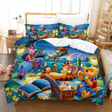 Winnie the Pooh Bedding Set Kids Quilt Cover Without Filler