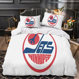 Winnipeg Jets Bedding Set Quilt Duvet Cover Without Filler
