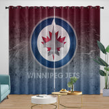Winnipeg Jets Curtains Blackout Window Drapes Room Decoration