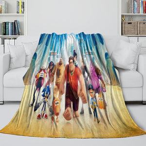 Wreck-It Ralph Blanket Flannel Throw Room Decoration