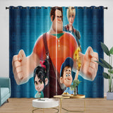 Wreck-It Ralph Curtains Blackout Window Drapes Room Decoration