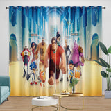 Wreck-It Ralph Curtains Blackout Window Drapes Room Decoration