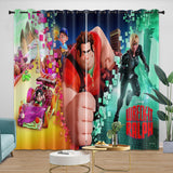 Wreck-It Ralph Curtains Blackout Window Drapes Room Decoration
