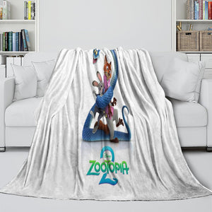 Zootopia 2 Blanket Flannel Throw Room Decoration