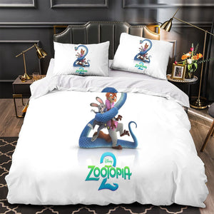 Zootopia 2 Duvet Cover Bedding Set Without Filler