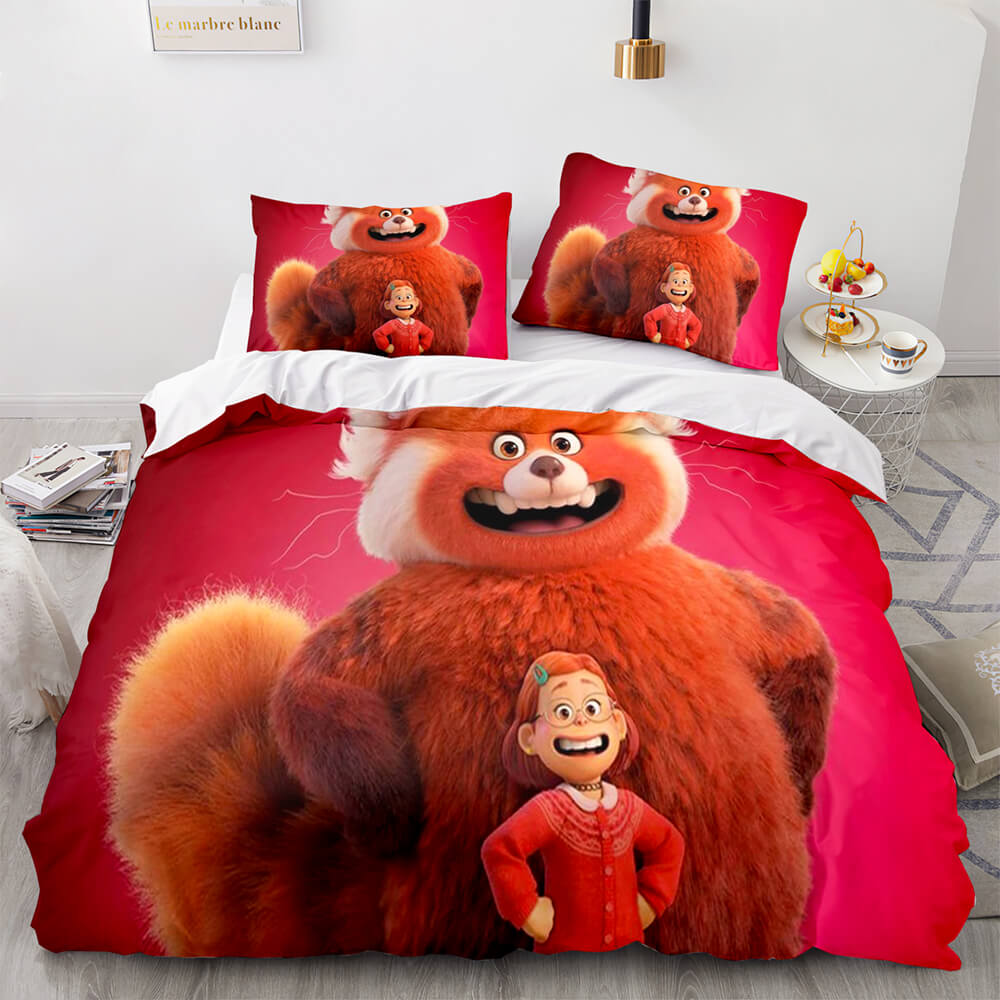 Disney Turning Red 2022 Bedding Set Quilt Duvet Cover Bedding Sets - EBuycos