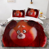2022 Cartoon Turning Red Bedding Set Quilt Duvet Cover Bedding Sets - EBuycos