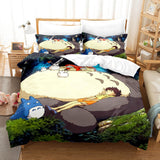 My Neighbour Totoro Cosplay Bedding Set Duvet Cover Comforter Bed Sheets - EBuycos