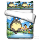 My Neighbour Totoro Cosplay Bedding Set Duvet Cover Comforter Bed Sheets - EBuycos