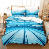 3-Piece Coastal Beach Theme Bedding Sets Duvet Cover Set Bed Sheets - EBuycos
