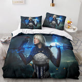 3-Piece Dragon Attack Cosplay Bedding Set Duvet Cover Sets Bed Sheets - EBuycos